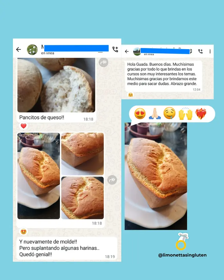 Testimonios con panes de molde y pancitos de queso
