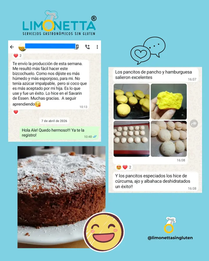 Resultados de bizcochuelo, panes y pancitos sin gluten